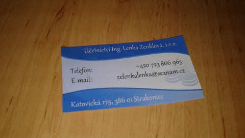 Grafický návrh vizitek